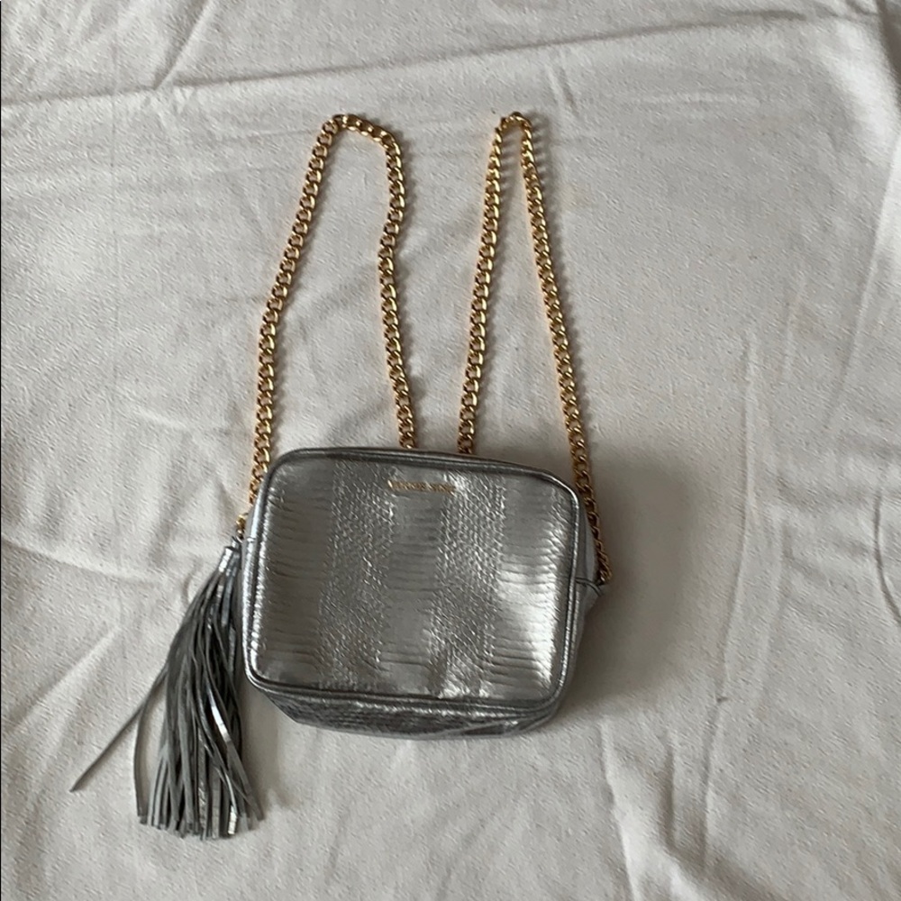 Silver VICTORIA SECRET CROSSBODY GOOD CONDITION